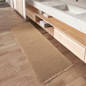 NEW 2”x6” Waffle Runner Rug, Machine Washable, Nonslip, Super Absorbent